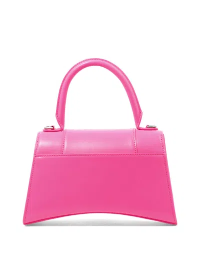 Shop Balenciaga Pink Leather Top-handle Handbag For Women
