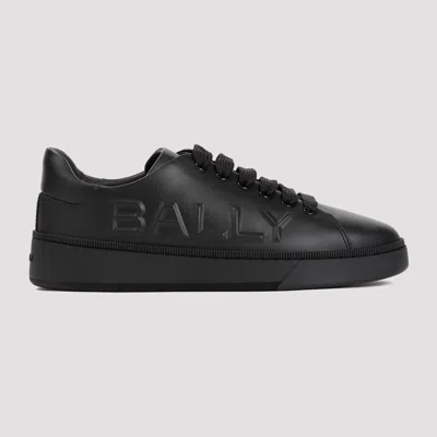 Shop Bally Classic Black Leather Sneaker For Men