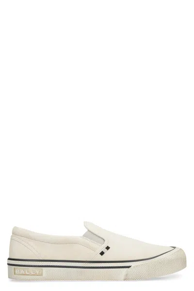 Shop Bally Men's Panna Slip-on Suede Sneakers For Ss23