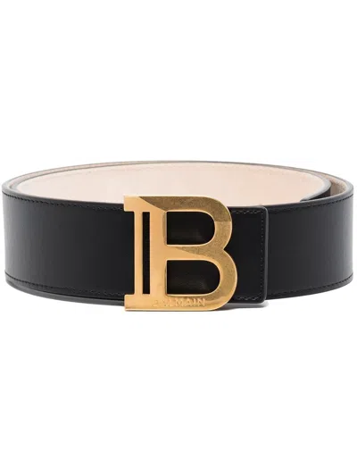 Shop Balmain Stylish B-belt For Women In Black
