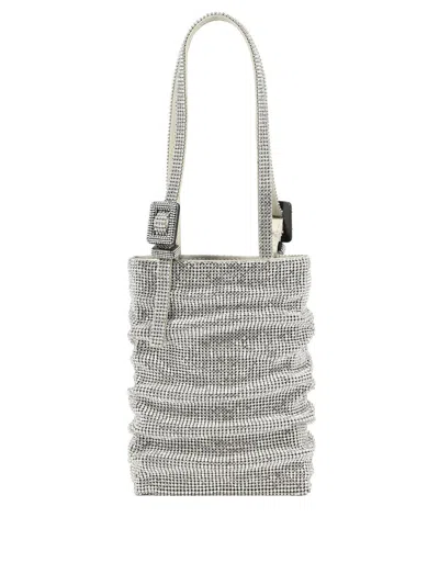 Shop Benedetta Bruzziches "lollo The Petite" Handbag In Gray