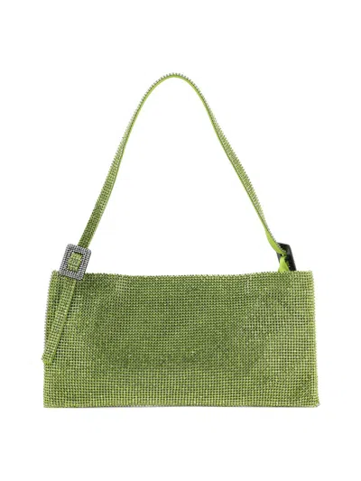 Shop Benedetta Bruzziches "your Best Friend The Grande" Shoulder Handbag In Green