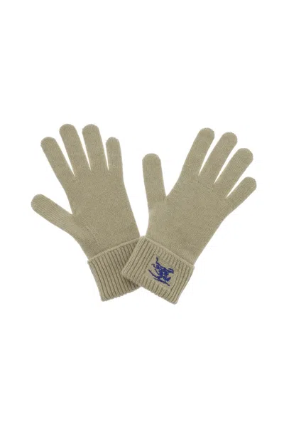 Shop Burberry Cashmere Gloves In Tan