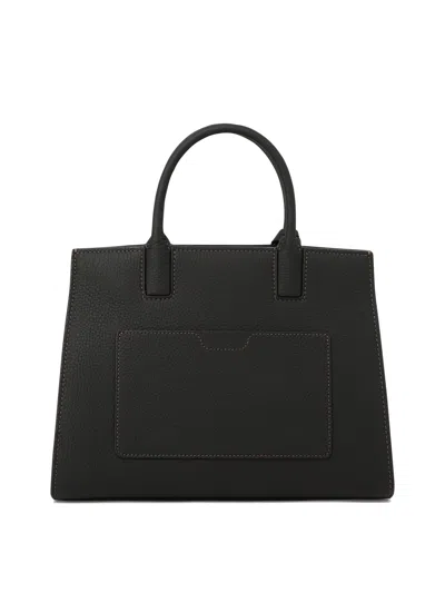 Shop Burberry "mini Frances" Women's Black Calf Leather Handbag For Fall/winter 2024