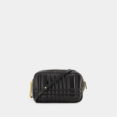 Shop Burberry Lola Camera Handbag In Black