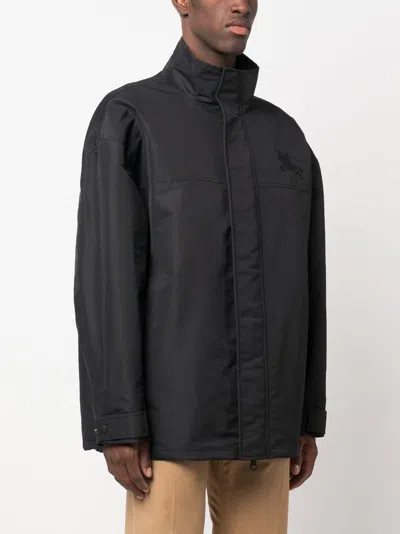 Shop Burberry Salford Jacket In Black