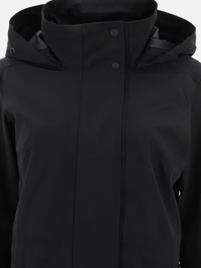 Shop Canada Goose "belcarra" Rain Jacket In Black