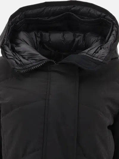 Shop Canada Goose Black Lorette Parka Jacket For Women