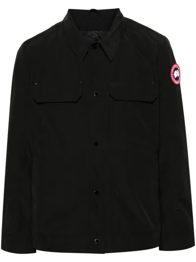 Shop Canada Goose Classic Black Jacket For Men
