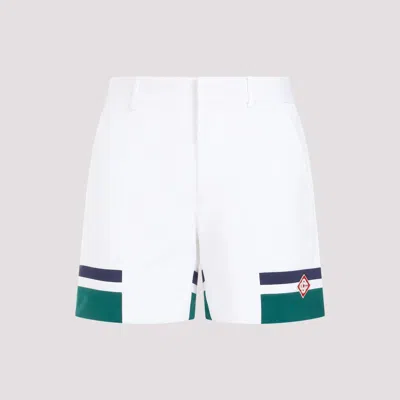Shop Casablanca Men's White Tailoring Shorts For Ss24