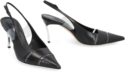 Shop Casadei Elegant Black Slingback Sandals For Women