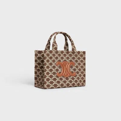 Shop Celine Small Brown Basket Tote For Women