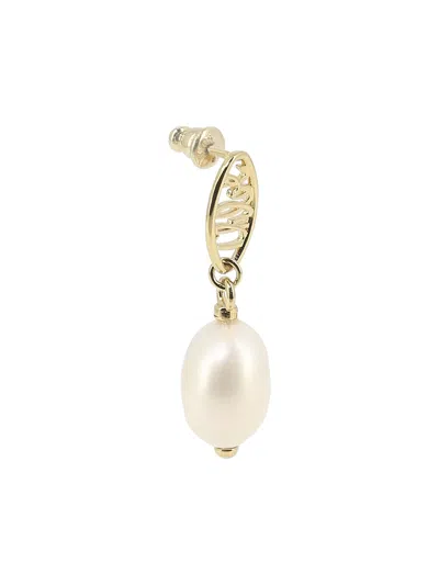 Shop Chloé Stunning Baroque Pearl Drop Earrings For Women In White