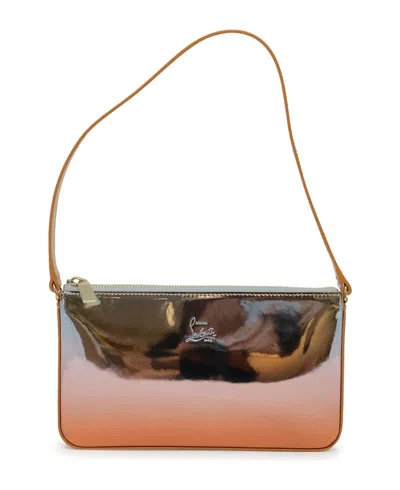 Shop Christian Louboutin Gray Loubila Shoulder Bag For Women