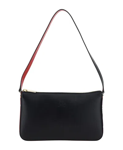 Shop Christian Louboutin Luxe Black Pouch Handbag For Women