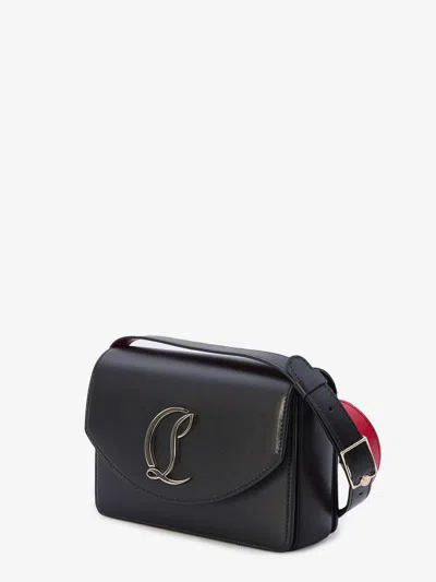 Shop Christian Louboutin Sleek And Chic Black Crossbody Bag For Women