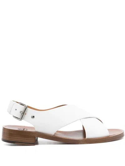 Shop Church's White Leather Sandals For Women