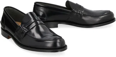 Shop Church's Handcrafted Black Leather Men's Loafers