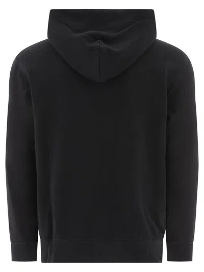 Shop Comme Des Garçons Play Men's Double Heart Hoodie In Black For Year 2024