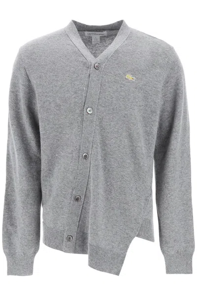 Shop Comme Des Garçons Shirt Men's Grey Knit Sweater For Fw23