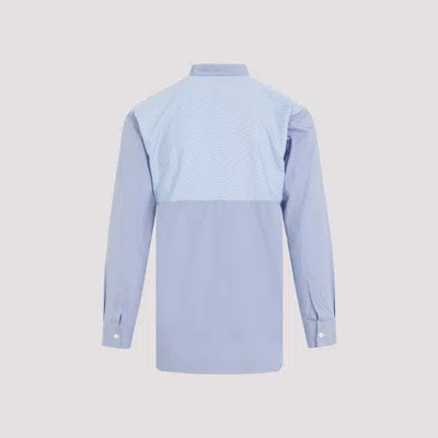 Shop Comme Des Garçons Shirt Poplin Shirt In Blue