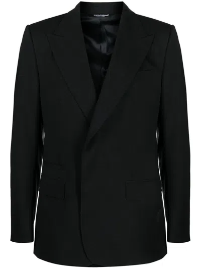 Dolce & Gabbana Peak-lapels Single-breasted Blazer In Black