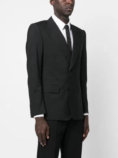 Dolce & Gabbana Peak-lapels Single-breasted Blazer In Black