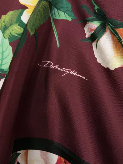 Shop Dolce & Gabbana Foulard Style Scarf In Cameliabdx