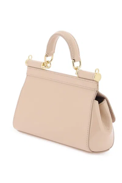 Shop Dolce & Gabbana Light Pink Crossbody Handbag For Women In Beige