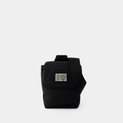 Shop Dolce & Gabbana Luxurious Minimalist Backpack For Men In Black