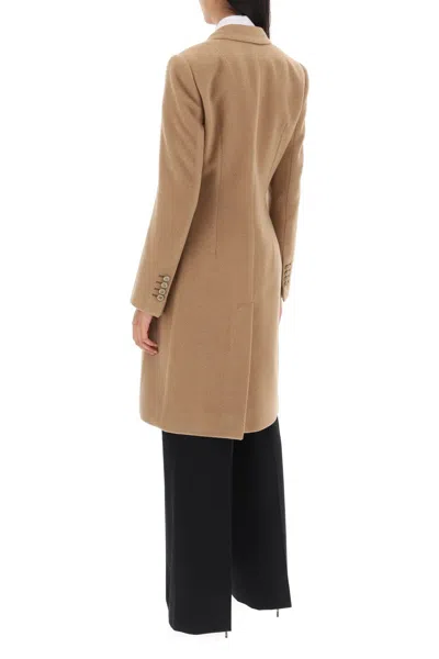 Shop Dolce & Gabbana Luxurious Wool Coat For Women In M0179 Color In Maroon