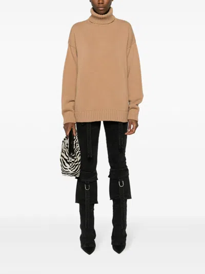 Shop Dolce & Gabbana Women's Knitwear For Fall/winter 2023 In Maroon