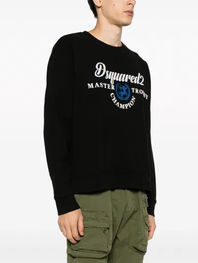 Shop Dsquared2 Black Men's Fw23 Sweatshirt