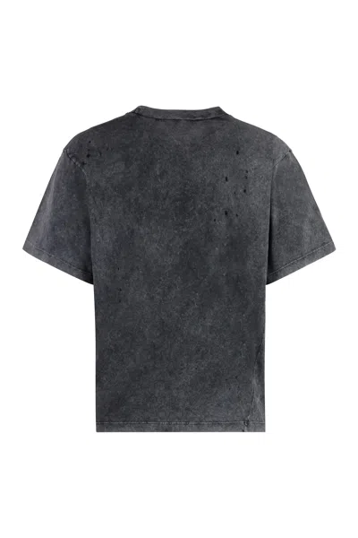 Shop Dsquared2 Cotton Crew-neck T-shirt In Grey