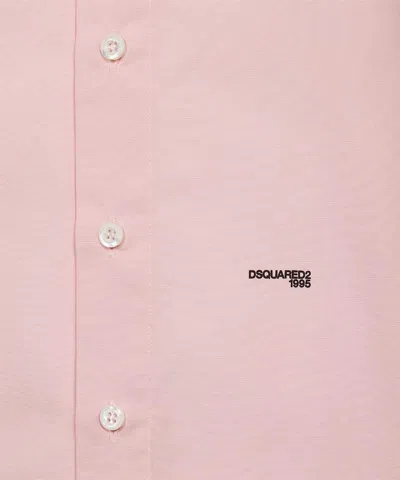 Dsquared2 Cotton Shirt In Pink