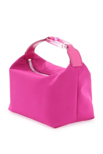 Shop Eéra Satin Mini Moon Handbag In Pink For Women For Fw23