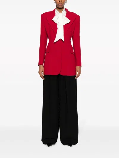 Shop Ermanno Scervino Fw23 Women's Jacket In Elegant 91557 Color In Maroon