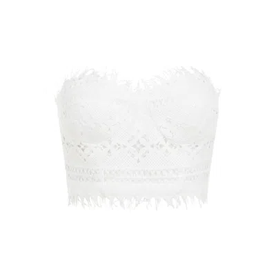 Shop Ermanno Scervino White Polyester Top For Women