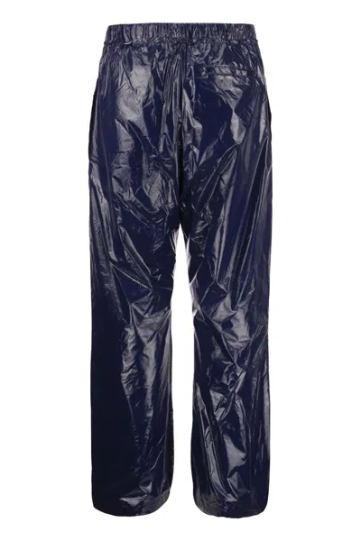 Etro Man Pants Blue Size 36 Polyamide In Blue
