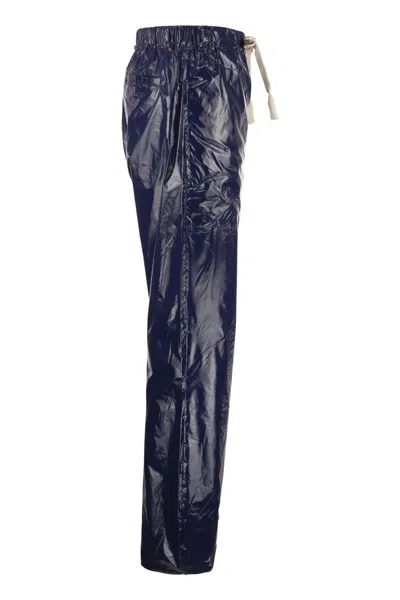Etro Man Pants Blue Size 36 Polyamide In Blue