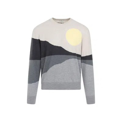 Shop Etro Men's Wool Pullover In Grey For Ss24