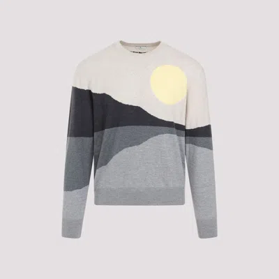 Shop Etro Men's Wool Pullover In Grey For Ss24