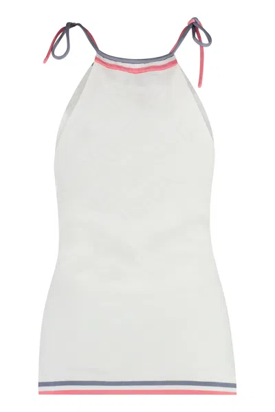 Fendi Ivory Viscose Blend Top In White