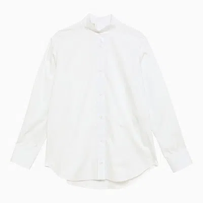 Shop Fendi White Cotton Shirt For Women