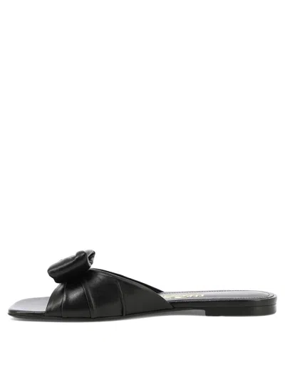 Shop Ferragamo "lylas" Sandals In Black