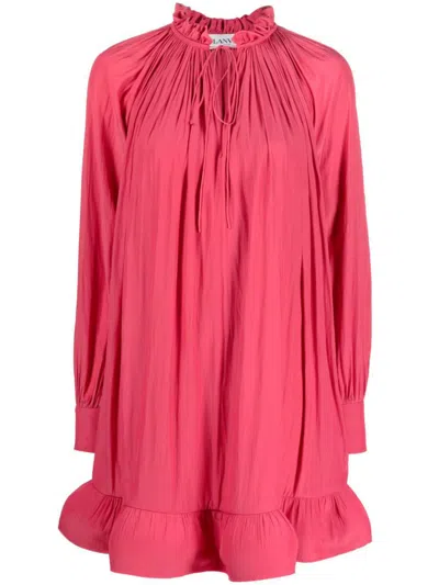 Shop Lanvin Dresses In Pink