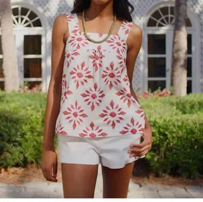 Never A Wallflower Wide Strap Top In White In White