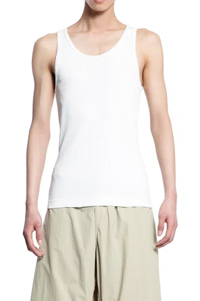 Shop Burberry Tank Tops In White