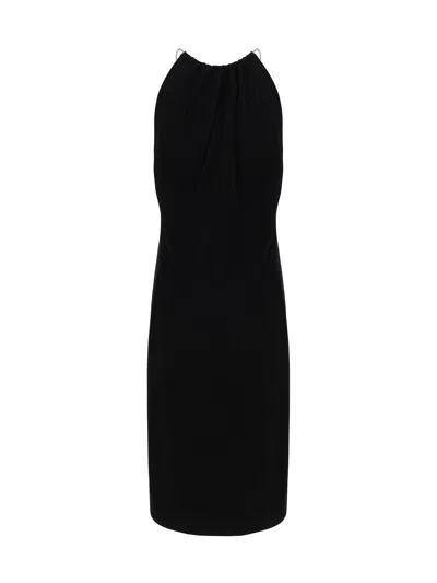 Givenchy Chain Straps Midi Dress In Black