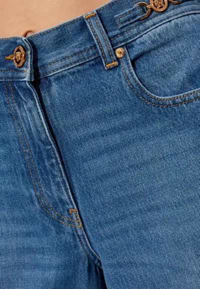 Versace La Medusa Jeans In Blue